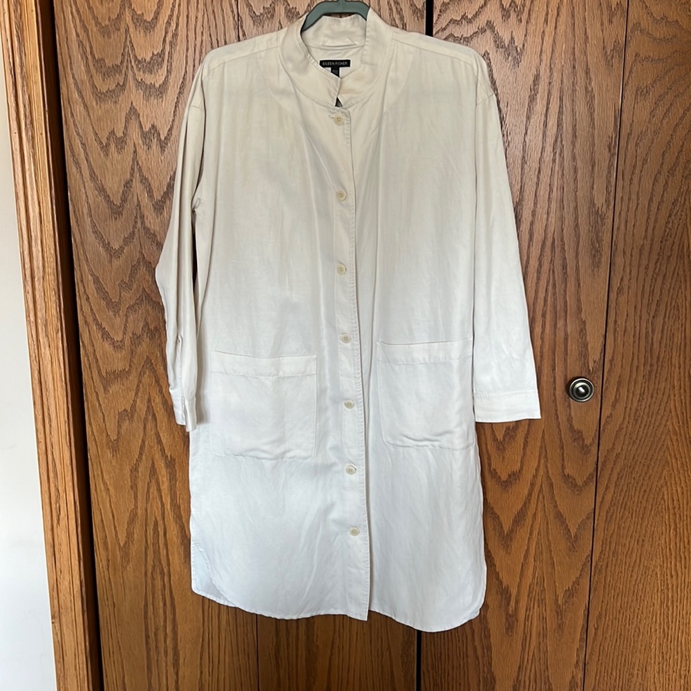 Eileen Fisher Mandarin Collar Dress/jacket